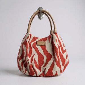 Kate Spade Red and Cream Shoulder Bag